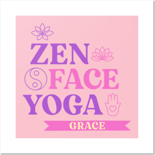 Zen Face Yoga Grace Face Yoga Posters and Art